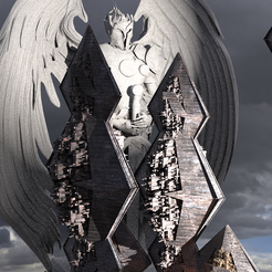 angel-ship-oceannt-8.2708.png Fichier OBJ Anubis Gods City Pyramides flottantes Kitbash 2・Plan imprimable en 3D à télécharger, aramar