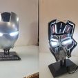 c86b5a69515c431301e89cc2c1570831_display_large.jpg Free STL file Iron Man MK2 MK 2 Faceplate Mask interieur・3D print model to download