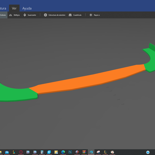 Splitter Car Universal 3 Parts 3D model