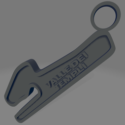 Autodromo-Valle-dei-Templi.png STL file Autódromo Valle dei Templi keychain・3D printable model to download