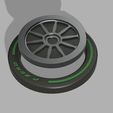 Rim_with-base.jpg Datei STL Formel 1 Untersetzer・Design für 3D-Drucker zum herunterladen
