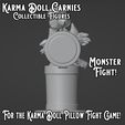 3DMonsters08.jpg Игровой жетон Karma Doll Pillow Fight: Мусорная панда