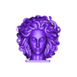 GOPGOHA - 9..........stl 2235 Medusa Gorgon Head 3D Model, witch, werewolf, character, cat, bat, monster, troll, snake, fox, minimalist, miniature, figurine, collectible, fantasy, gorgon, decorative, Halloween, serpent, STL