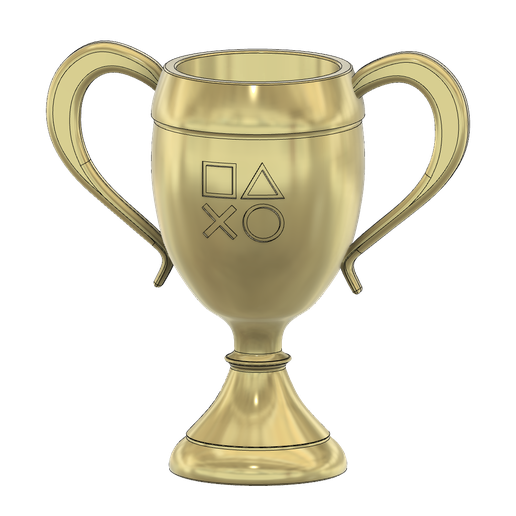 PlayStation-Trophy-v1.png Fichier STL Trophée PlayStation・Objet imprimable en 3D à télécharger, Upcrid
