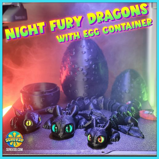 👶 Night Fury Dragons 2026 - Flexi Dragons, Baby Versions, Eggs