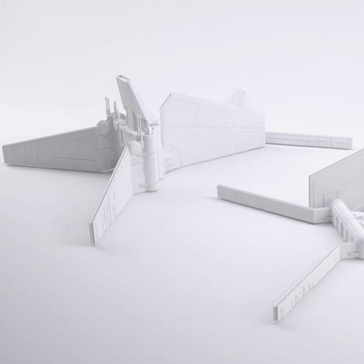star wars tydirium shuttle 3D model