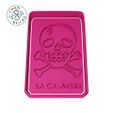MX_Lottery_09.jpg La Calavera - Mexican Lottery SET 2 (no 9) - Cookie Cutter - Fondant - Polymer Clay