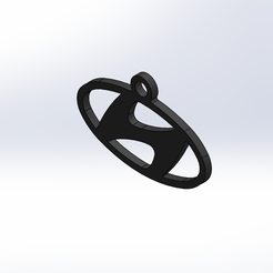 1.png STL-Datei BEAUTY Hyundai KEYCHAIN kostenlos herunterladen • Objekt zum 3D-Drucken, oualidk