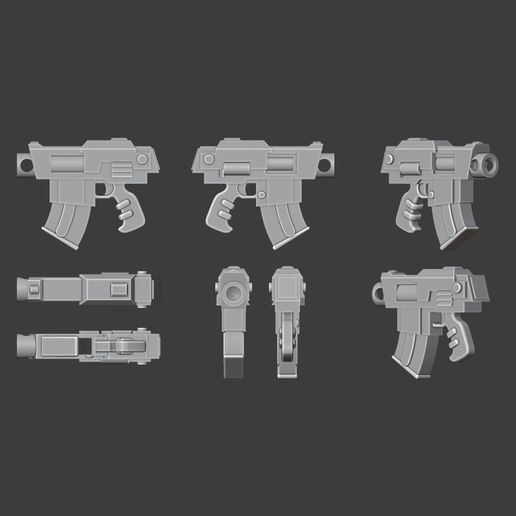 07.jpg Fichier 3D Armes des pistolets Gen 6 (Ver.1 Fix)・Plan pour impression 3D à télécharger, RALCVSAE3D