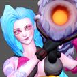 22.jpg JINX LEAGUE OF LEGENDS PRETTY sexy GIRL GAME ANIME CHARACTER LOL