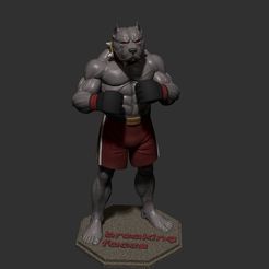ZBrush Documentjj.jpg STL file dog fighter・3D printer model to download