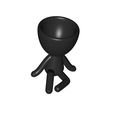 Vaso_1_negro.jpg Free STL file JARRÓN MACETA ROBERT 01 - VASE FLOWERPOT ROBERT 01・3D printing design to download