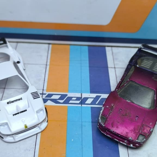 ⬆️ 1/64 Ferrari F40 LBWK Front UP Body Kit・ STL File for 3D printing・Cults