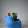 EehUkukLMHM.jpg Hippo flower pot, planters