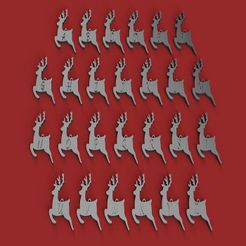 RENDER.jpg Archivo 3D NAVIDAD REINDEER1 Letras 3D archivo stl・Modelo para descargar y imprimir en 3D