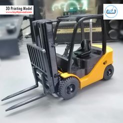 01.jpg 3D file Clark S20 53 Forklift Truck - PRO version・3D print design to download