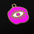 011-2.jpg enamel Eye gold necklace