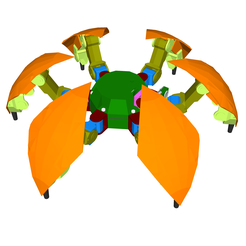 Robonoid-Hexapod-H1-Shield-01.png Hexapod Robot - H1 - Shield Top & Bottom