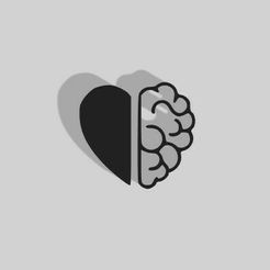 ByH.jpg Archivo STL Decoración Corazón y Cerebro - 2D Art・Objeto imprimible en 3D para descargar
