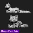 Pi " ~ > 3 = Happy Flexi Pets Kuzya the flexible toy cat