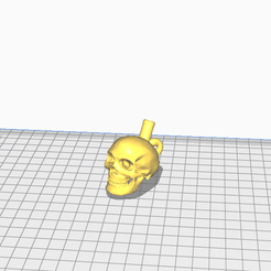 calabera-1.PNG STL file SHISHA Skull Mouthpiece・3D printing design to download, ARTE3D