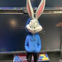 Bugs bunny urban vibes Fan art (multiparts/3mf)