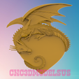 1.png Dragon on the heart,3D MODEL STL FILE FOR CNC ROUTER LASER & 3D PRINTER