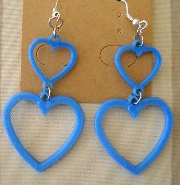 BO 2 Coeurs creux.JPG Download file Double Heart Earrings • 3D printable model, PhilE