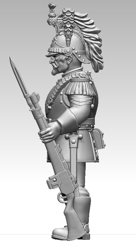 Free STL file Imperial guard regiment in french style cent-gardes ...