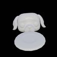 1_Camera-2_001.jpg Cute Puppy with Frisbee - Pop Style 3D Print Model