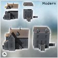 2.jpg Set of two houses from Sword Beach (Ouistreham, Normandy, France) - Modern WW2 WW1 World War Diaroma Wargaming RPG Mini Hobby