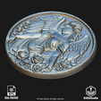 45.png Angel Relief for CNC Laser and 3D Print STL File and 4K Grayscale TIF - High Detail 3D Model