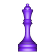 Magnetic Queen v2.stl Czech-Style Magnetic Chess Set inspired by the Queen's Gambit (Full Set)