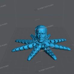 Joebiden_Octopus.png STL file Joe Biden Octopus・Design to download and 3D print