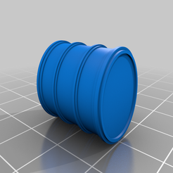 baril.png Fichier STL gratuit Baril pour jeu 28mm (H:20mm/ø16)・Design pour imprimante 3D à télécharger