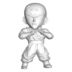 Tenshinhan_1.png Archivo STL gratis DRAGON BALL Z DBZ / FIGURA COLECCIONABLE EN MINIATURA DRAGON BALL Z DBZ TEN SHIN HAN・Objeto para impresora 3D para descargar