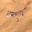 Pachydactylus-Rangei_Boden0000.jpg Namib Gecko -Pachydactylus rangaii-mit Full-Size-Textur + Zbrush Originale-STL-3D-Druck-Datei-High-Polygon