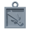 Blast-Caster.png Arknights Keychain Blast Caster Icon - 3D Printable STL File