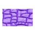 Stone Wall 207.obj Superficie texturizada Cliff para impresión 3D
