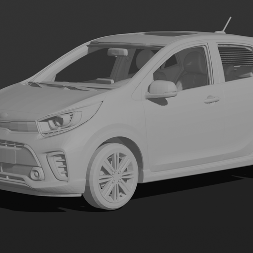 Kia Picanto GT-Line 2017 STL 3D Print Model