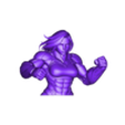 3D-Anime-Muscle-Mommy-Bust.stl Muscle Mommy Warrior_001