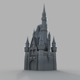 Cropped_1.png Archivo STL CASTILLO ESTILO DISNEY - CAJA PARA ANILLOS・Diseño imprimible en 3D para descargar