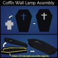 Coffin-Light-Assembly.jpg Gothic Vampire Coffin Wall Lamp for LED Strip Lights Halloween Decor
