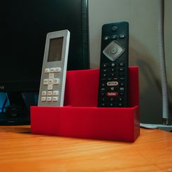IMG_9757.jpg Free STL file Support for remote control・3D printing idea to download
