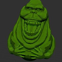 face.JPG Free STL file Slimer Ghostbusters・3D printable model to download