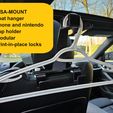 20240422_182009.jpg VERSA MOUNT モジュラー式カーヘッドレスト用フック＆ハンガーシステム