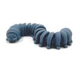 millipede_2.jpg Archivo STL gratuito Milli: Imprimir en el lugar, sin apoyo, milpiés articulado・Idea de impresión 3D para descargar