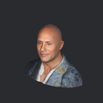 model-1.png Dwayne Johnson-bust/head/face ready for 3d printing