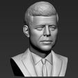 10.jpg John F Kennedy bust ready for full color 3D printing