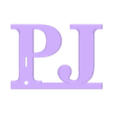 PJ.STL PJ LED illuminated letters